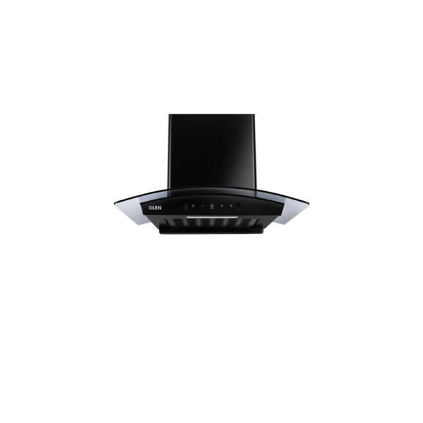 Auto Clean Curved Glass Filter-less Kitchen Chimney, Motion Sensor control with Digital Display 1500 m3/h 90CM - GLEN