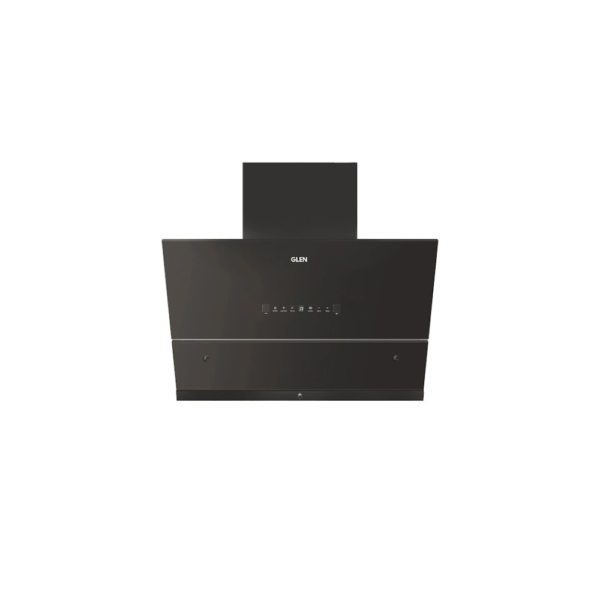 Auto Clean Glass Chimney Filter-less with Heat Sensor, BLDC Motor 1600 m?/h - 90cm CH 6065 HSR BLDC BLACK - GLEN
