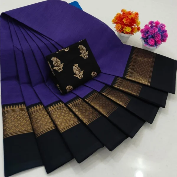 Kanchi Handloom Cotton Sarees - BS SILKS