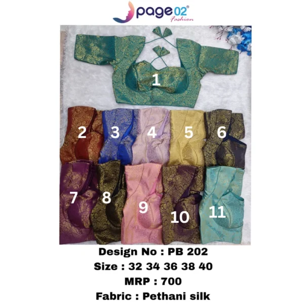 PETHANI SILK PADDED BLOUSE - PAGE02