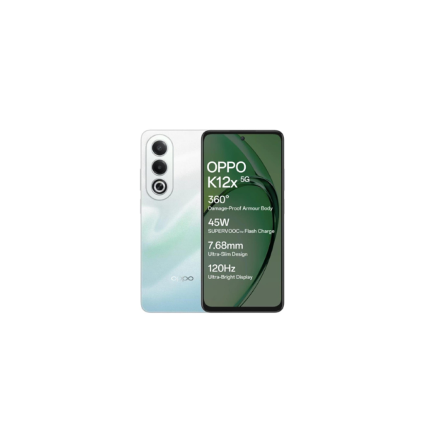 OPPO K12x 5G with 45W SUPERVOOC Charger In-The-Box (128 GB)  (6 GB RAM)