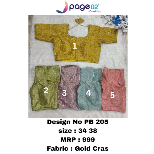 GOLD CRAS PADDED BLOUSE - PAGE02