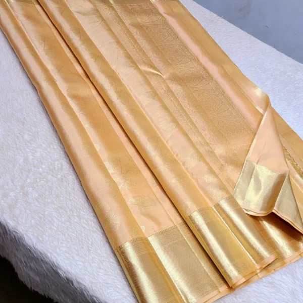 Pure Handwoven 1G Bridal Silk Sarees - CANDY SAREES