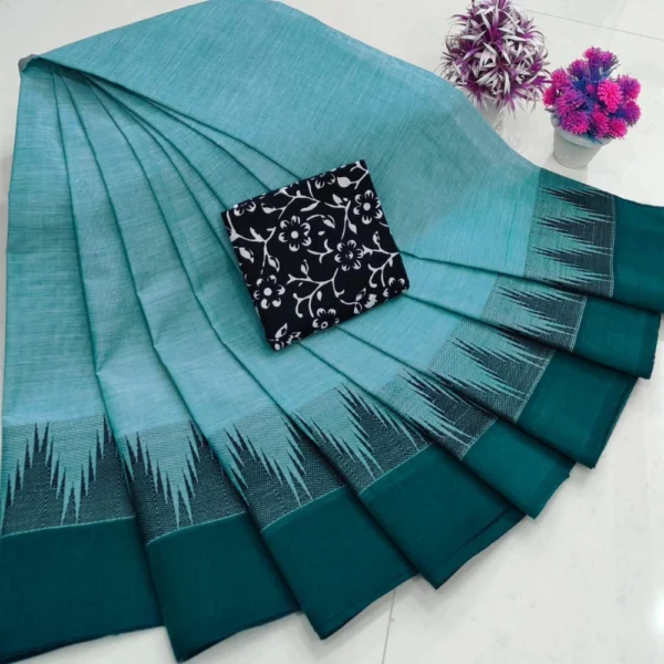 Kanchi Handloom Cotton Sarees BSKHCS00011