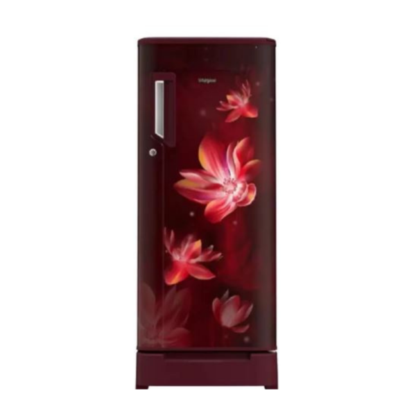 Whirlpool 190 L Direct Cool Single Door 3 Star Refrigerator (215 IMPC ROY 3S WINE FLOWER RAIN-Z)72539