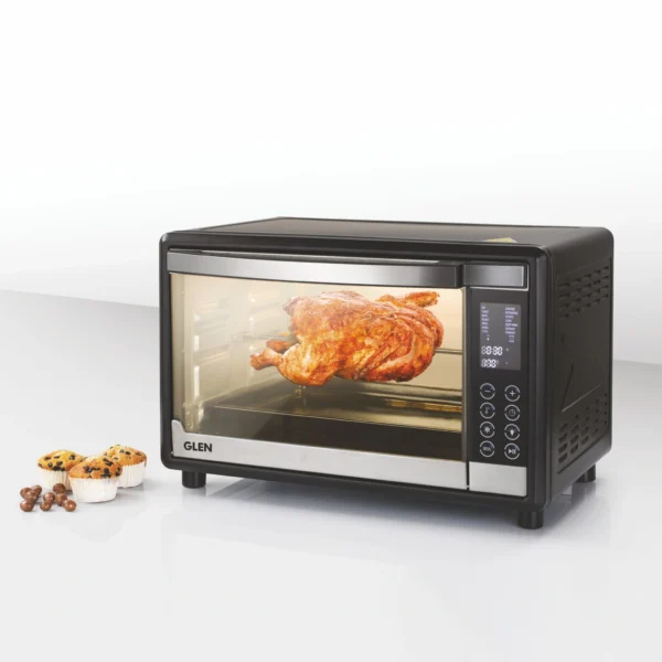 Digital Oven Toaster Griller (OTG) -35 Litres with Convection, Motorized Rotisserie, 1600W - Black (5035DIGI)-GLEN