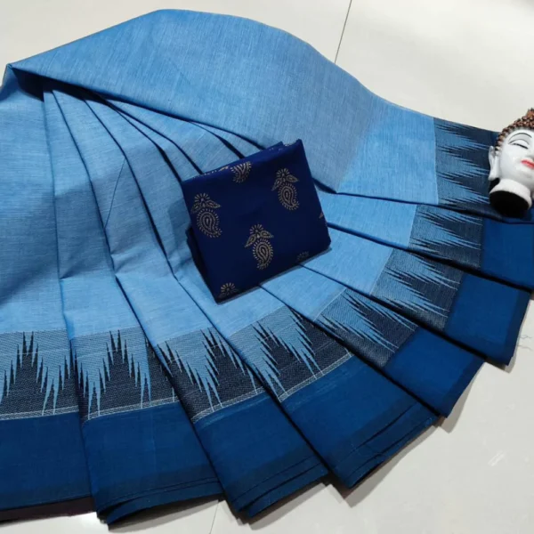 Kanchi Handloom Cotton Sarees BSKHCS00021