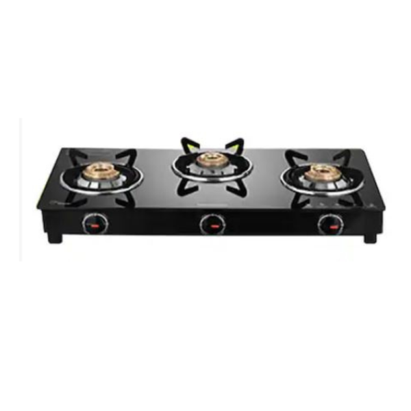 Kelvinator 3burner GlassTop Gas Stove (KGSGTR2033B)