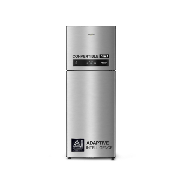 Whirlpool 431 L 2 Star IntelliFresh Convertible Inverter Frost Free Double Door Refrigerator (IF INV CNV PLATINA 480 ALPHA STEEL(2S)-Z)21693