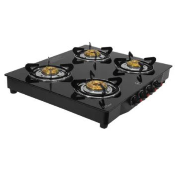 Kelvinator 4burner GlassTop Gas Stove(KGSGTR2044B)