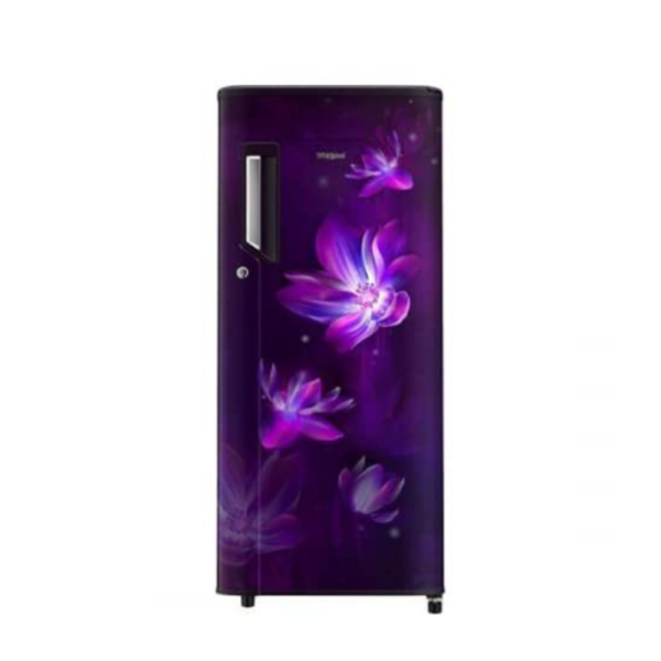 Whirlpool 200 L 3 Star Direct Cool Single Door Refrigerator (Purple Flower Rain, 215 IMPC PRM 3S)72537