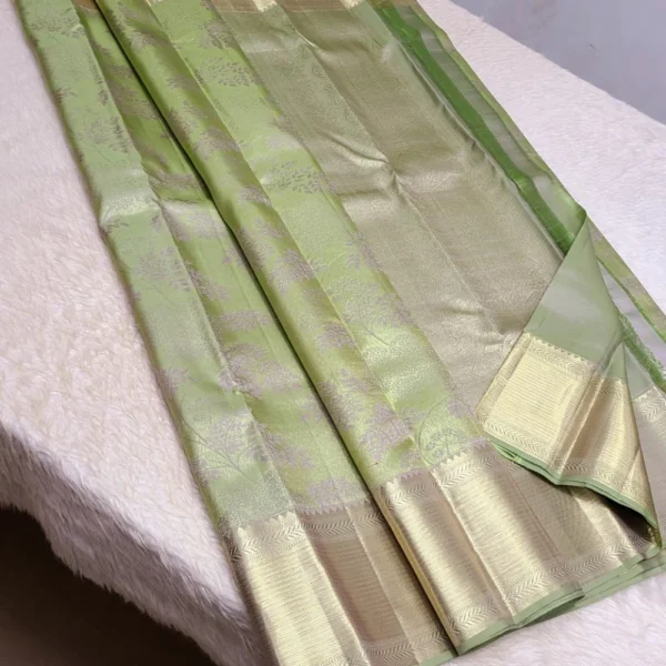 Pure Handwoven 1G Bridal Silk Sarees -