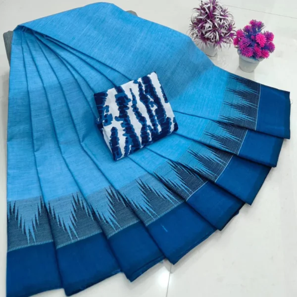 Kanchi Handloom Cotton Sarees BSKHCS00030
