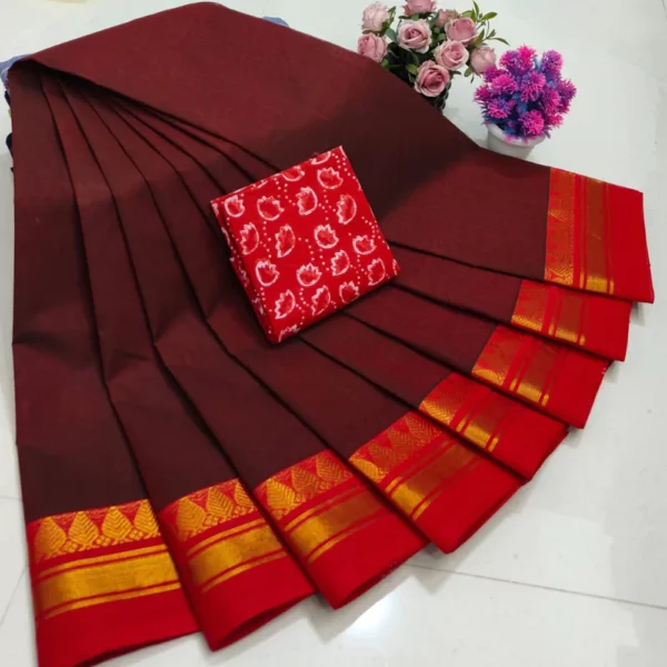 Kanchi Handloom Cotton Sarees - BS SILKS