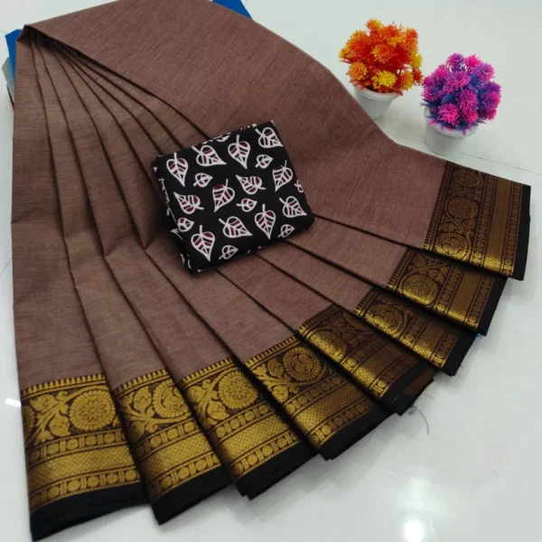 Kanchi Handloom Cotton Sarees - BS SILKS