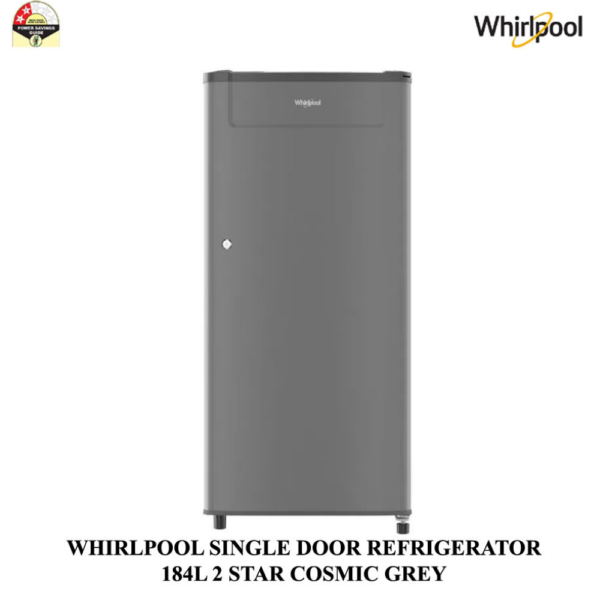 WHIRLPOOL 184L Refrigerator (205 GENIUS CLS PLUS 2S COSMIC GREY-Z)72497