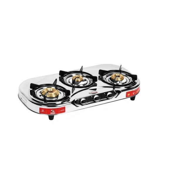 LAXMI/SURYA GAS STOVE 3B - SS 3 BURNER