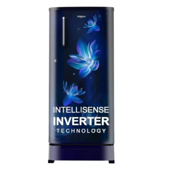 Whirlpool 184 L 4 Star Inverter Direct-Cool Single Door Refrigerator (205 WDE ROY 4SInv SAPPHIRE FLOWER RAIN-Z)72757