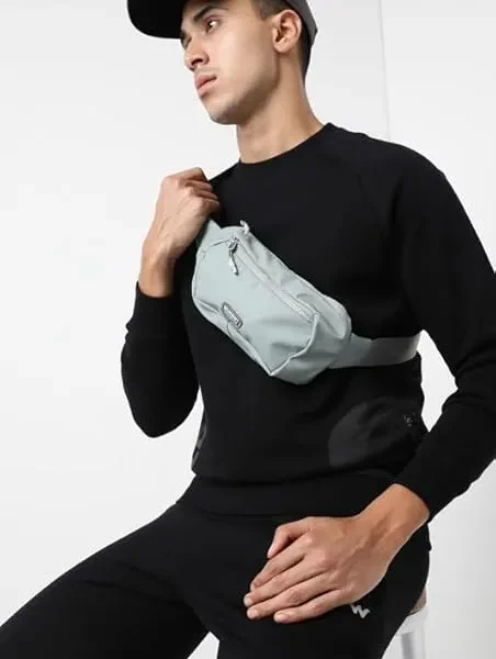 WILDCRAFT TRAVEL FANNY PACKS_L : BLACK, BLUE & GREY