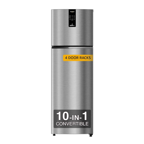 Whirlpool 308 L 3 Star Convertible Frost Free Double Door Refrigerator (IF INV 355 TITAN STEEL(3S)TL,)22209