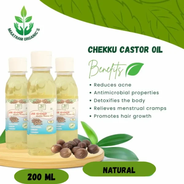 Chekku Castor oil-200ml (JS GOLD)
