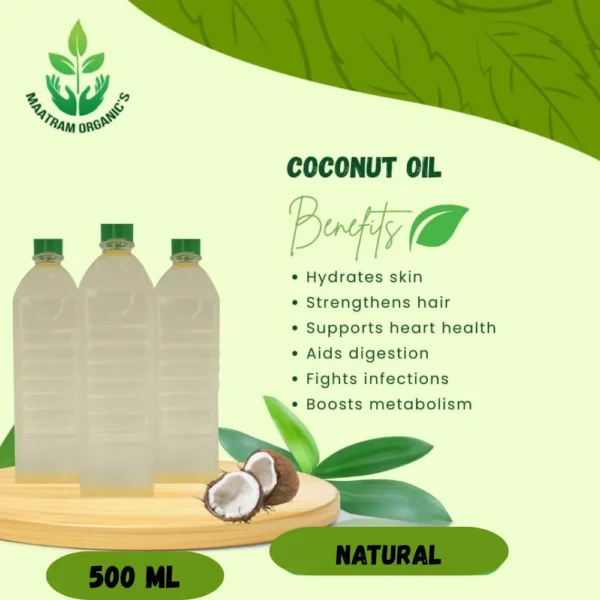 Coconut oil-1/2ltr (MAATRAM ORGANICS)