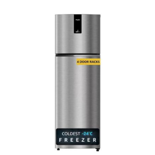 Whirlpool 235 l Frost Free Double Door 3 Star Refrigerator (Magnum Steel, IF INV ELT DF278 MAGNUM STEEL(3S)-TL)22035