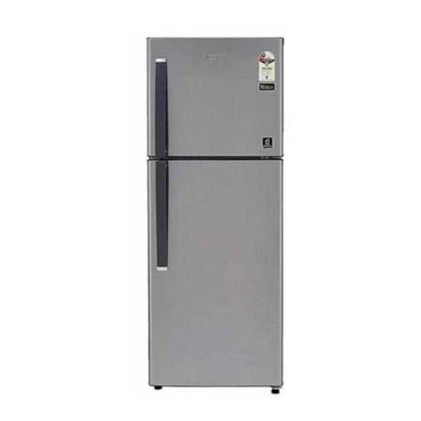 Whirlpool 245L Neo 258LH CLS PLS ATHENA STEEL 1 STAR DOUBLE DOOR REFRIGERATOR21662