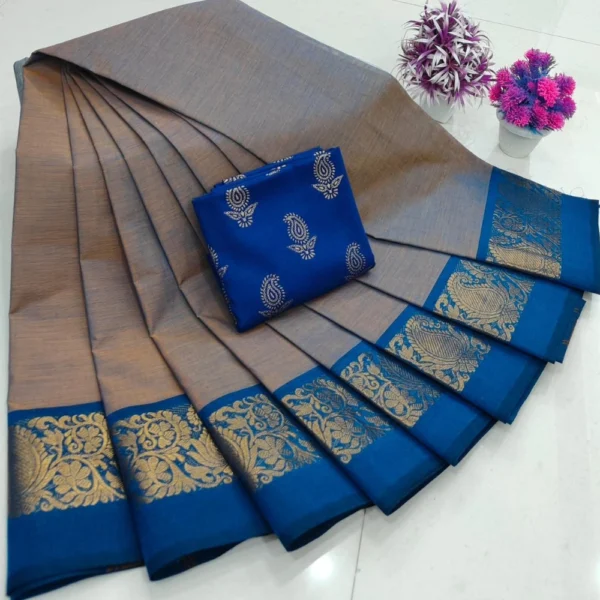 Kanchi Handloom Cotton Sarees - BS SILKS