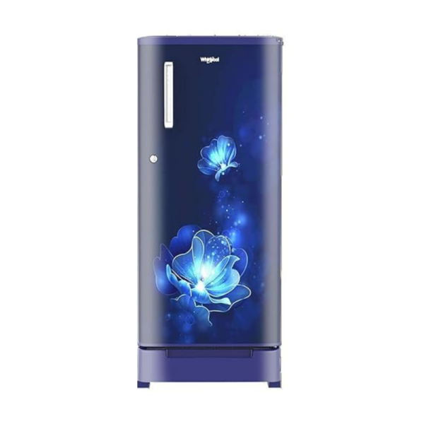 Whirlpool 184 L Direct Cool Single Door 4 Star Refrigerator with Base Drawer with Intellisense Inverter Compressor (Blue Radiance, 205 MAGIC COOL ROY 4SInv BLUE RADIANCE-Z)72702