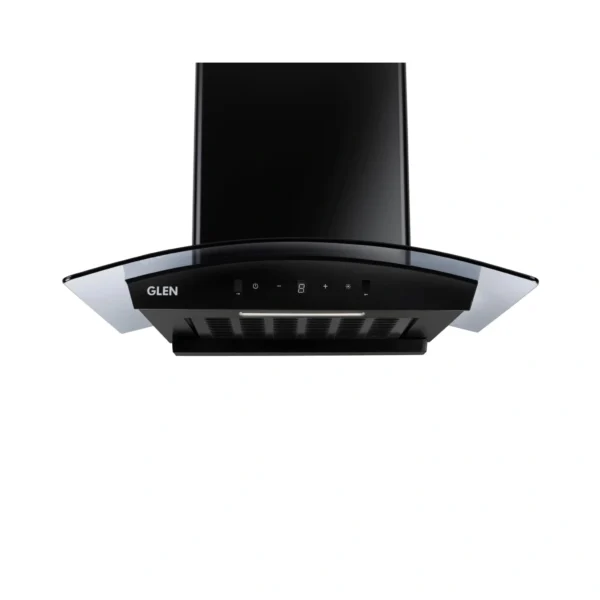 Auto Clean Curved Glass Filter-less Kitchen Chimney, Motion Sensor control with Digital Display 1500 m3/h?90CM-GLEN