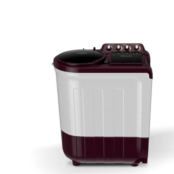 Whirlpool 7 KG 5 Star, Supersoak Technology Semi Automatic Top Load Washing Machine (ACE 7.0 Super Soak (Wine)) 30298