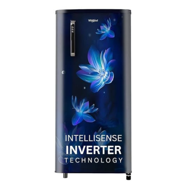 Whirlpool 184 L 4 Star Inverter Direct-Cool Single Door Refrigerator (205 WDE PRM 3S SAPPHIRE FLOWER RAIN-Z)72751