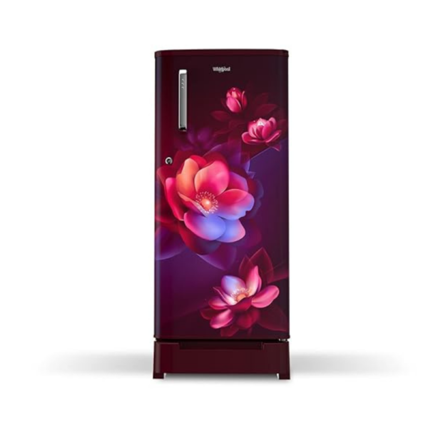 Whirlpool 190 L 2 Star Direct-Cool Single Door Refrigerator Appliance (WDE 205 ROY 2S WINE BLOOM - Z)72531
