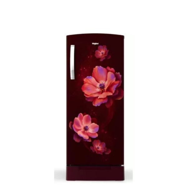 Whirlpool 207 L Direct Cool Single Door 5 Star Refrigerator with Base Drawer, (230 IMPRO ROY 5S INV WINE PEONY-Z1) 73343