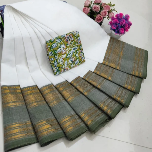 Kanchi Handloom Cotton Sarees - BS SILKS