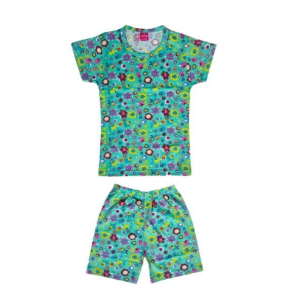 AOP PYJAMA SHORTS SET - BHARATHI DEVI GARNMENTS
