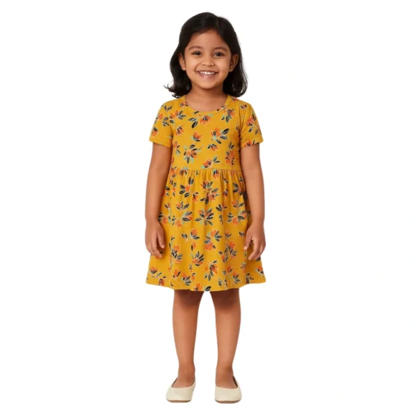 AOP SLEEVE FROCK - BHARATHI DEVI GARNMENTS
