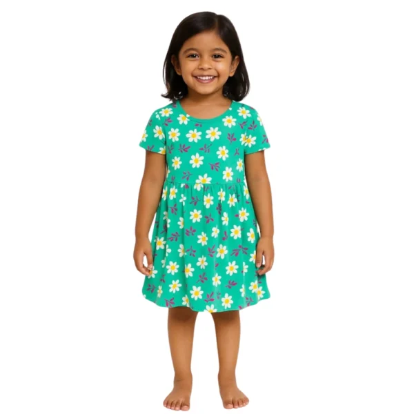 AOP SLEEVE FROCK - BHARATHI DEVI GARNMENTS