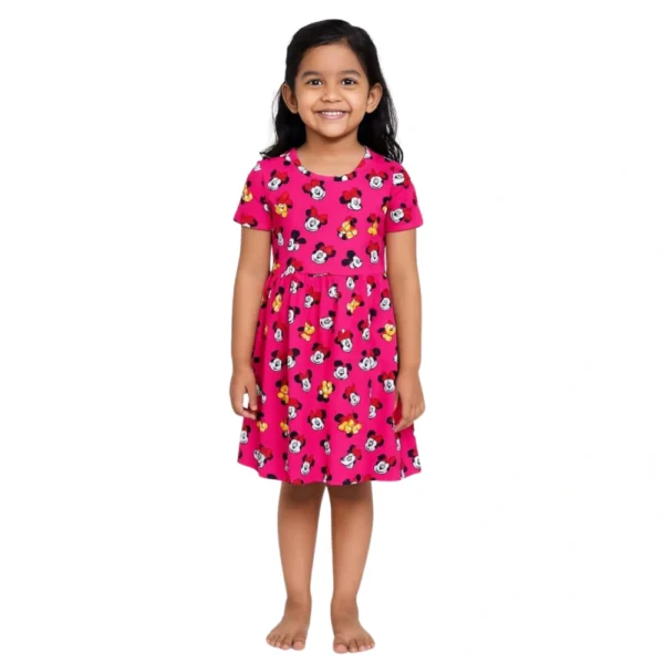 AOP SLEEVE FROCK - BHARATHI DEVI GARNMENTS