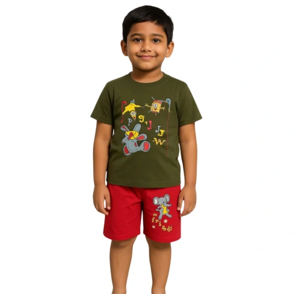 BOY RIP NECK SET - BHARATHI DEVI GARNMENTS