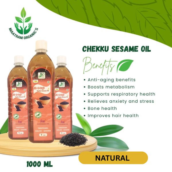Chekku Seasame oil-1ltr (JS GOLD)