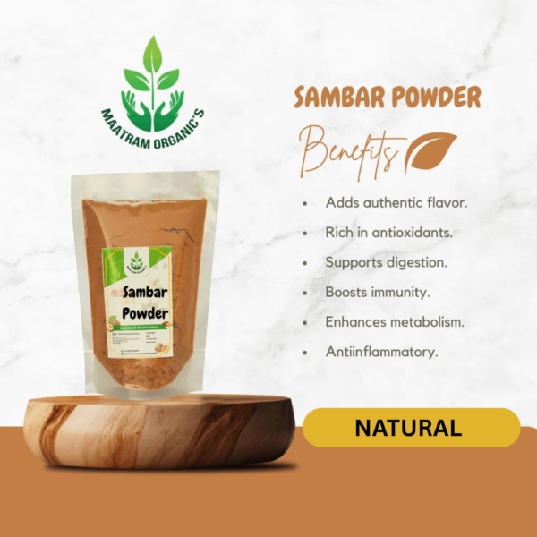 Sambar powder-1kg (MAATRAM ORGANICS)
