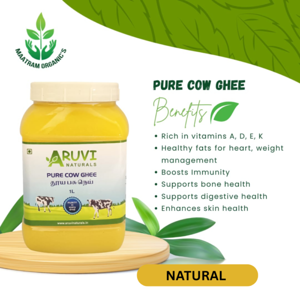 Pure Cow Ghee-1ltr (ARUVI)
