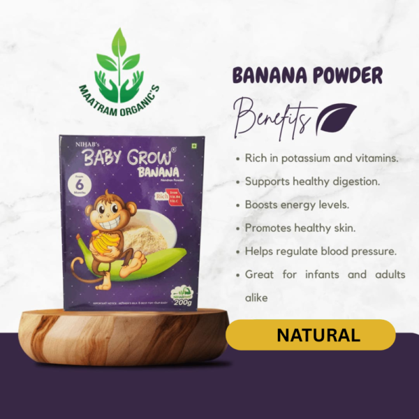 Banana powder-200gm (NIHAB'S)