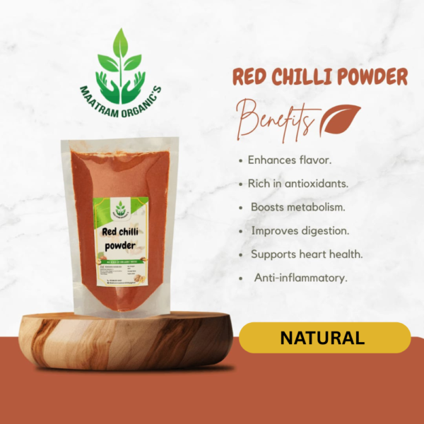 Milagai podi red chilly powder-1kg (MAATRAM ORGANICS)