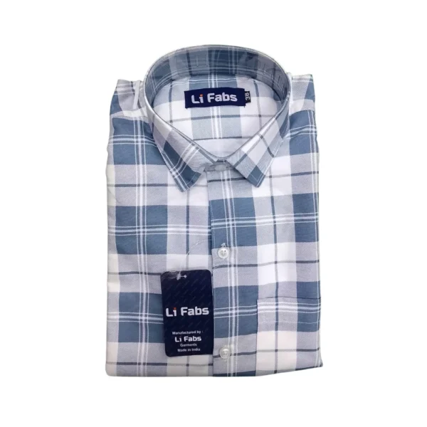 CHECKED SHIRT FULL HAND-SIZE 38 - LI FABS