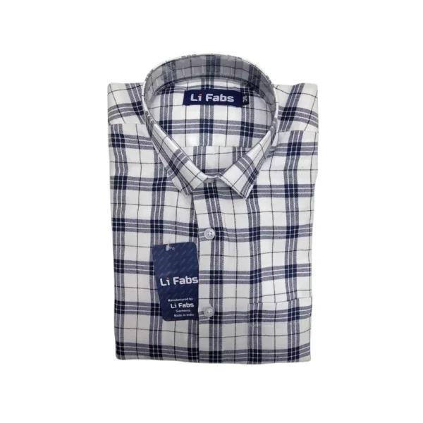 CHECKED SHIRT FULL HAND-SIZE 38 - LI FABS