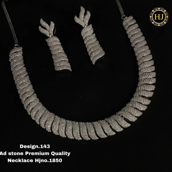 Premium AD stone choker - HIRAL JEWELLERY