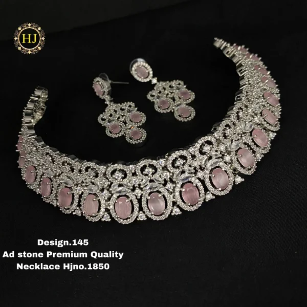 Premium AD stone choker - HIRAL JEWELLERY